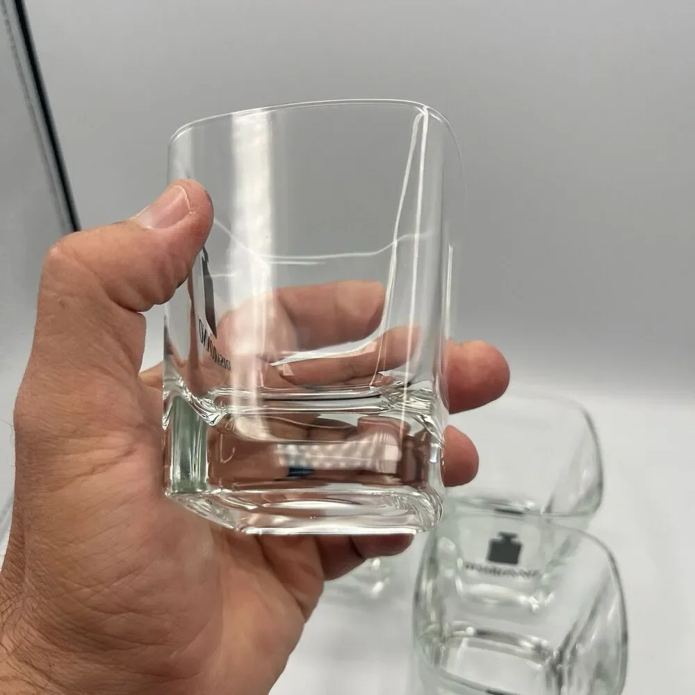 4 Disaronno Square Rocks / Cocktail Glasses